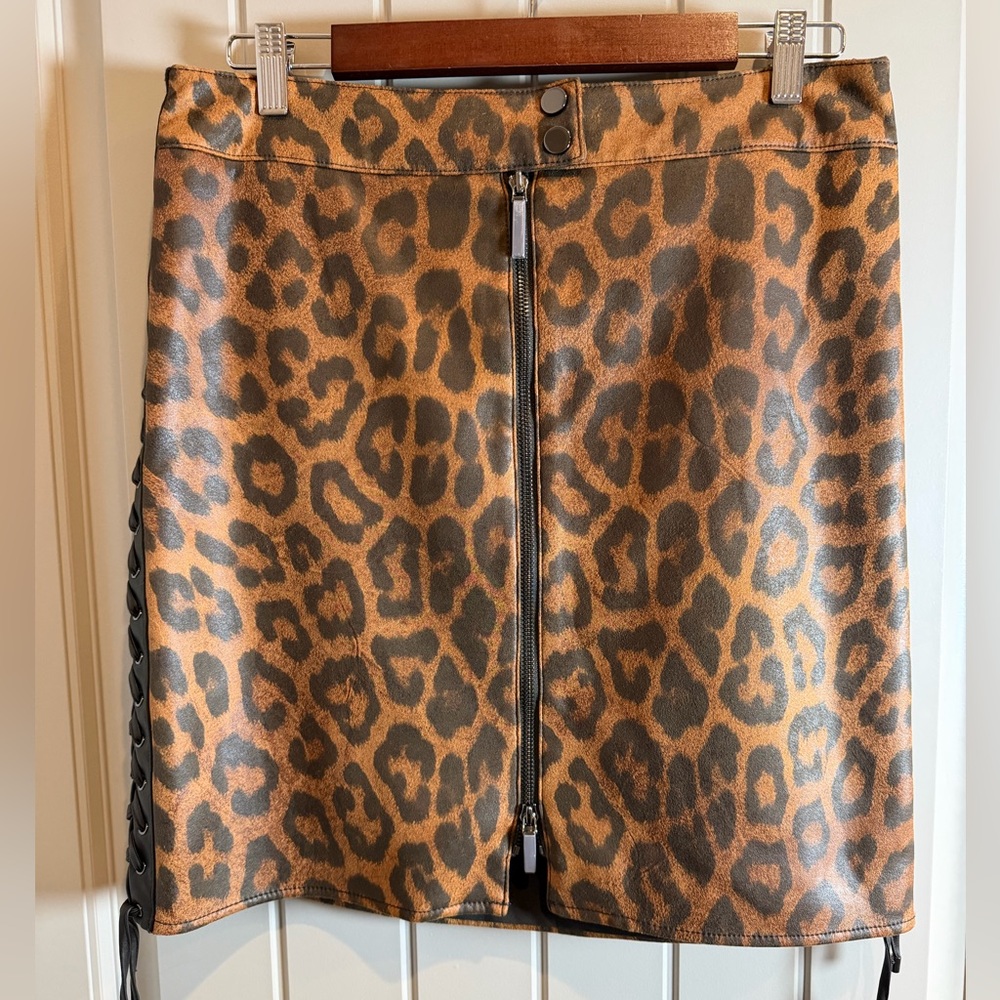 Hot Cheetah Print skirt Large